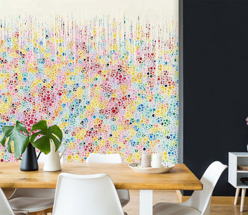 3D Colored Dots Pattern 12102 Misako Chida Wall Mural Wall Murals