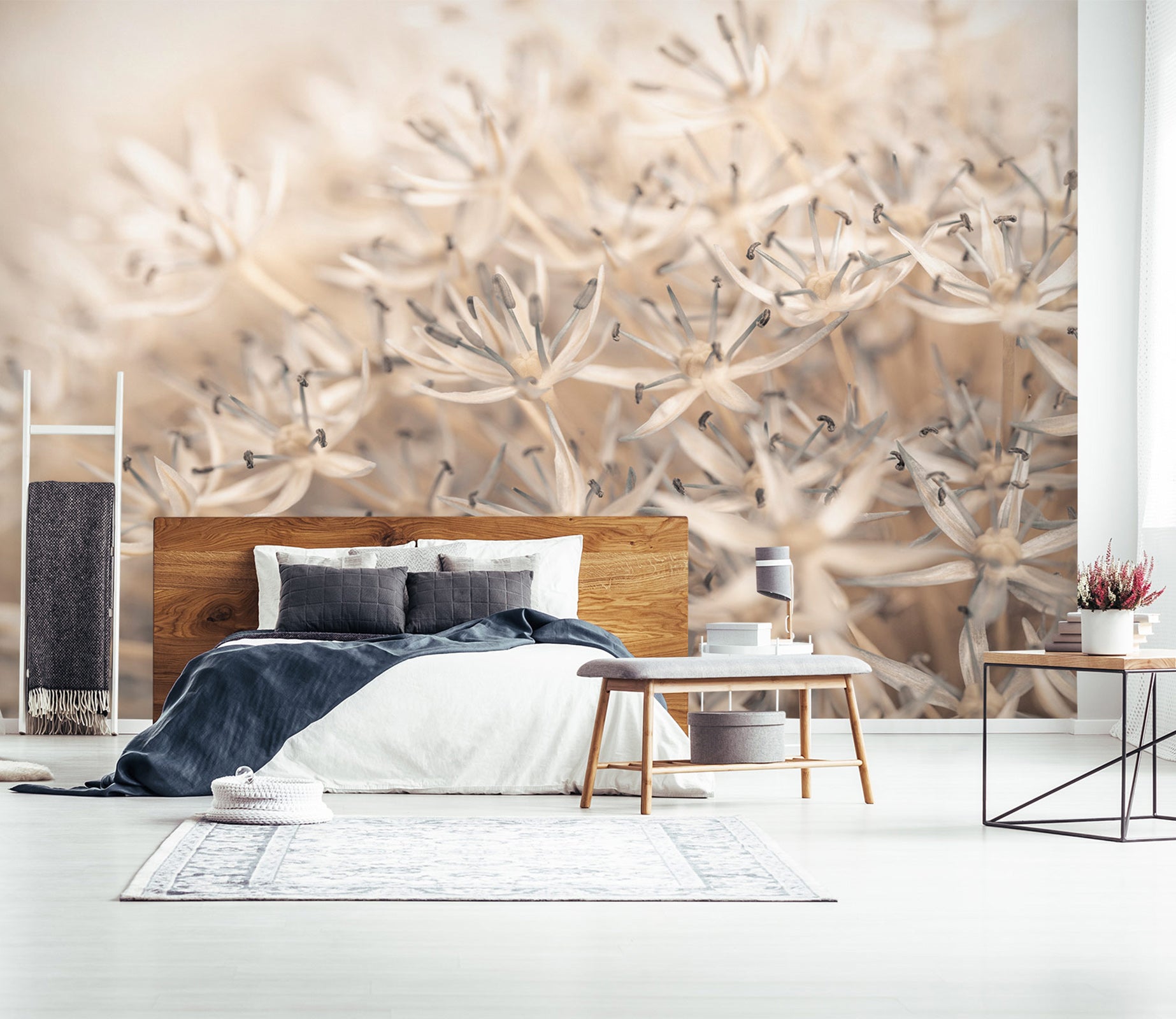 3D Brown Flower 6264 Assaf Frank Wall Mural Wall Murals