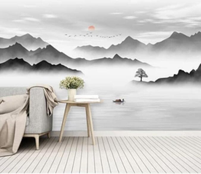 3D Smoky Valley 2538 Wall Murals Wallpaper AJ Wallpaper 2 