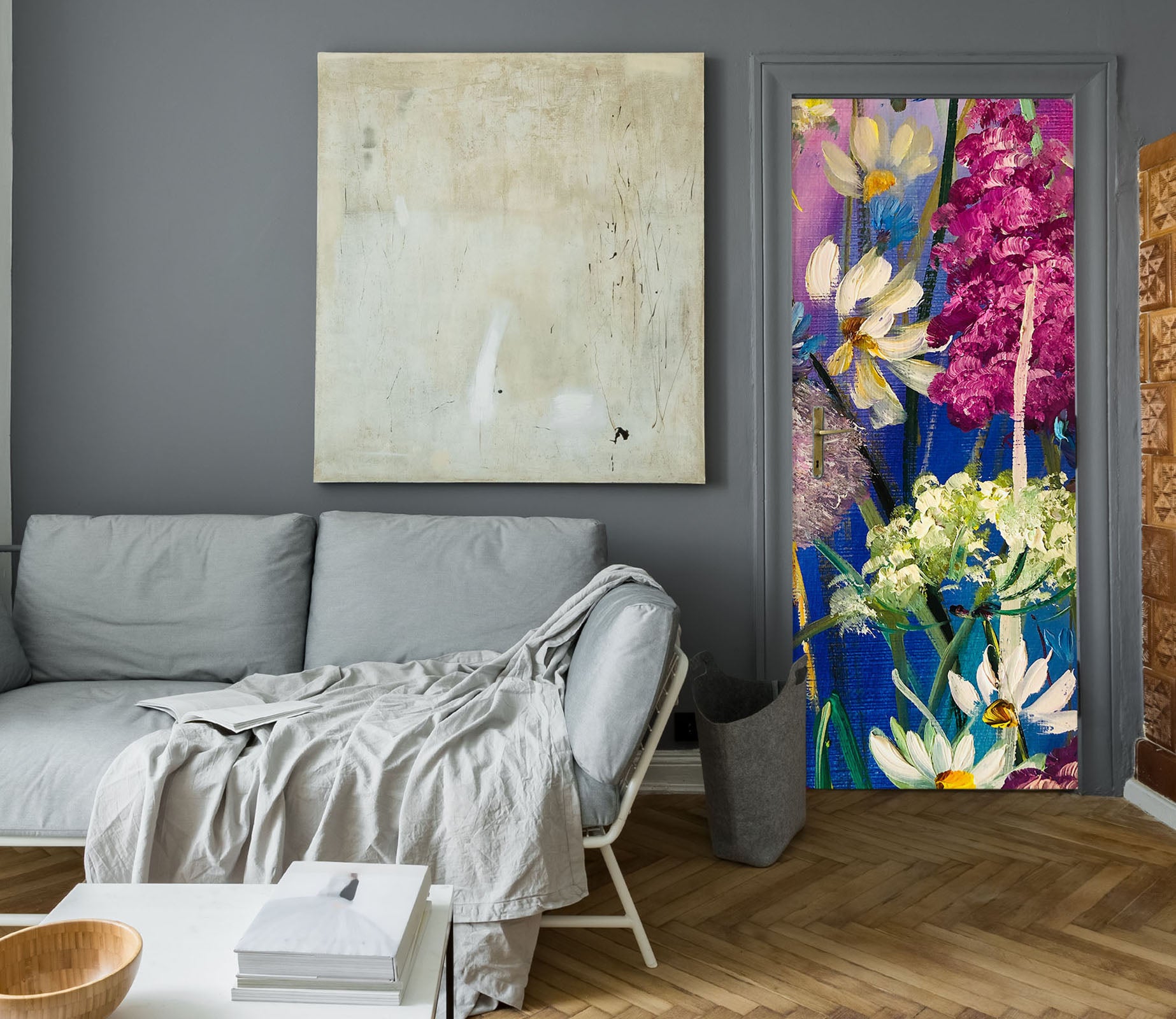 3D Art Flower 3251 Skromova Marina Door Mural