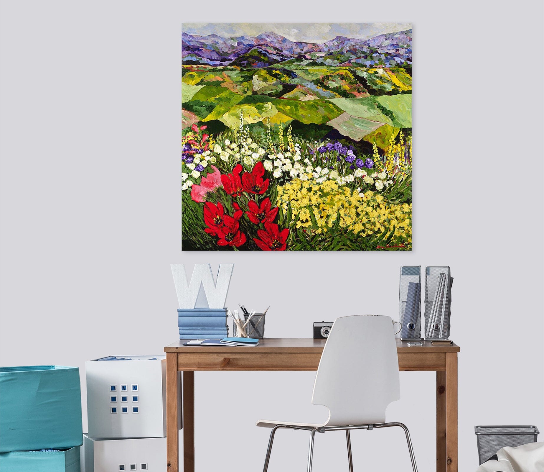 3D Mountaintop Wildflowers 141 Allan P. Friedlander Wall Sticker Wallpaper AJ Wallpaper 2 