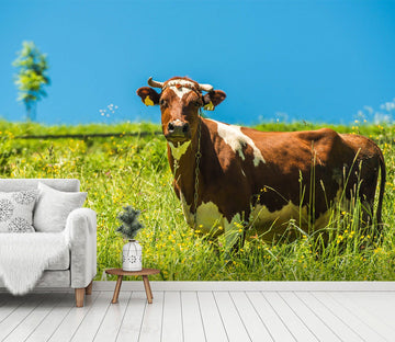 3D Ranch Cows Grassland 463 Wallpaper AJ Wallpaper 