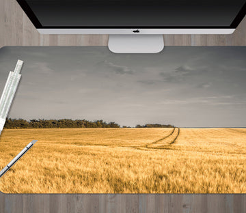 3D Wheat Field 7703 Assaf Frank Desk Mat