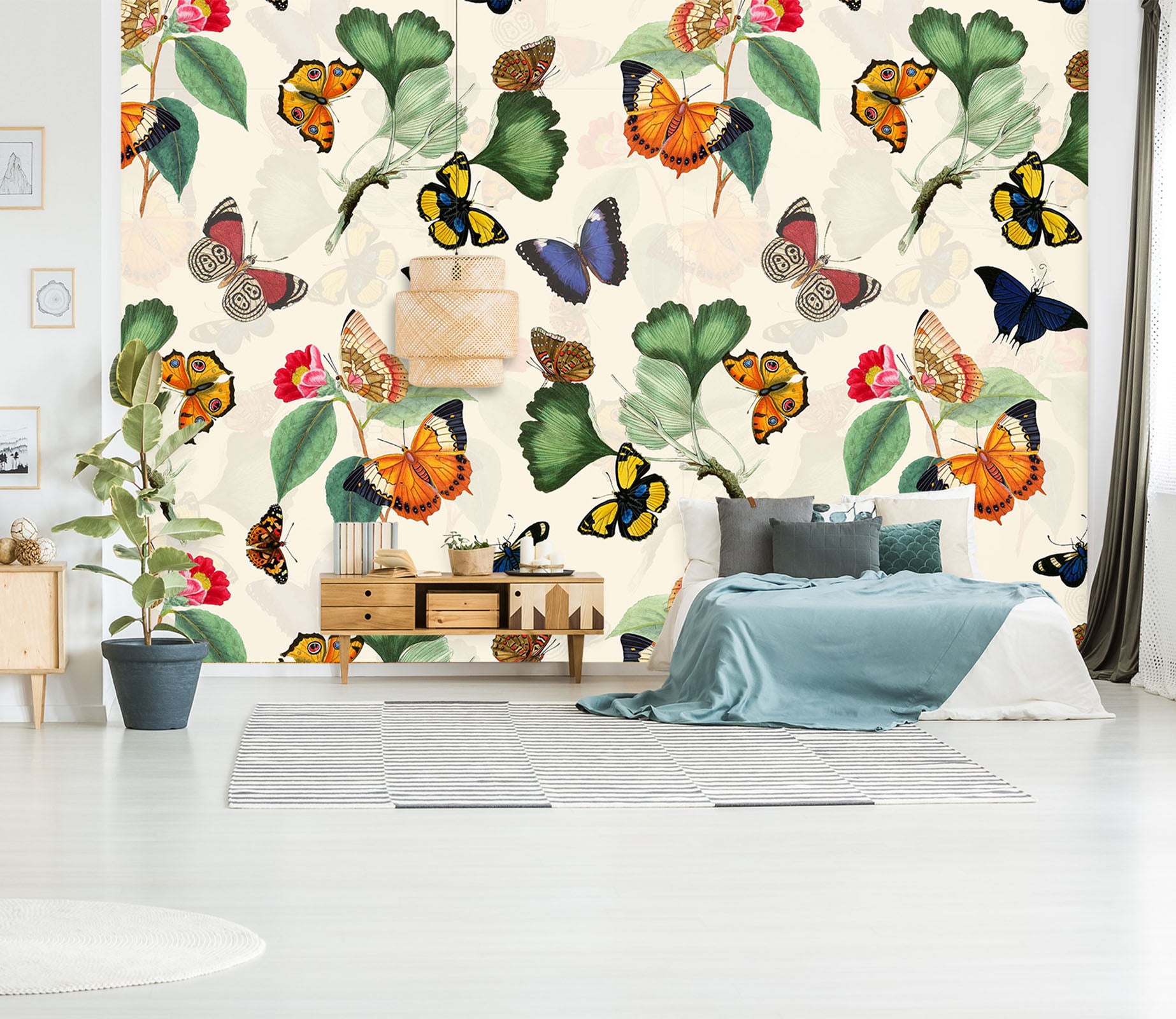 3D Color Butterfly 135 Uta Naumann Wall Mural Wall Murals