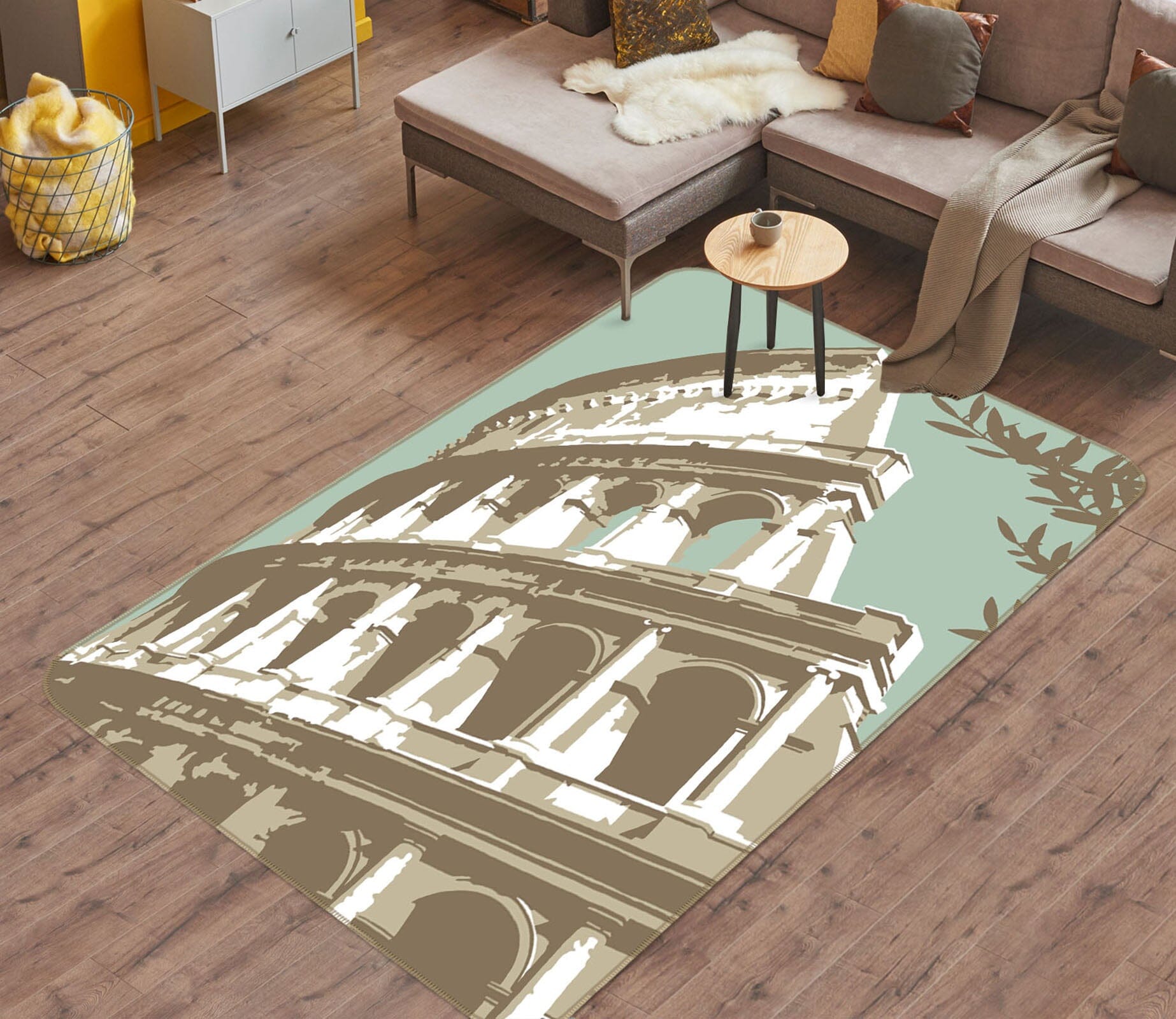 3D Coloseum Rome 1111 Steve Read Rug Non Slip Rug Mat Mat AJ Creativity Home 