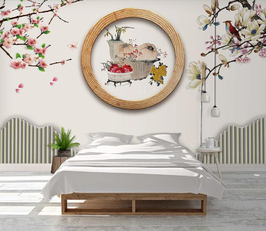 3D Plum Blossom WC1509 Wall Murals