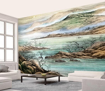 3D Small River WC1101 Wall Murals