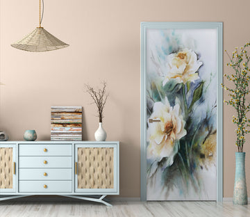 3D Flowers 24198 Door Mural