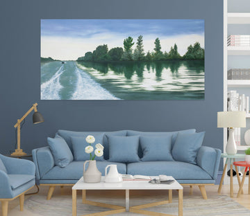 3D River Forest 1803 Marina Zotova Wall Sticker