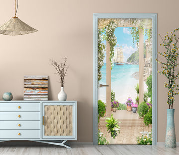 3D Island 22083 Door Mural