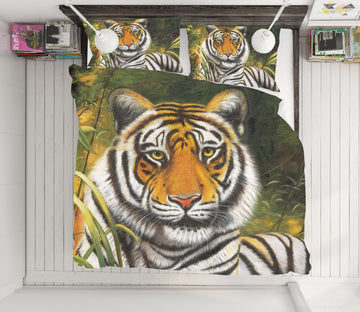 3D Tiger 21031 Bed Pillowcases Quilt