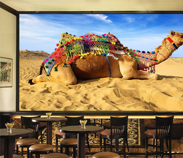 3D Desert Camel 1053 Wall Murals Wallpaper AJ Wallpaper 2 