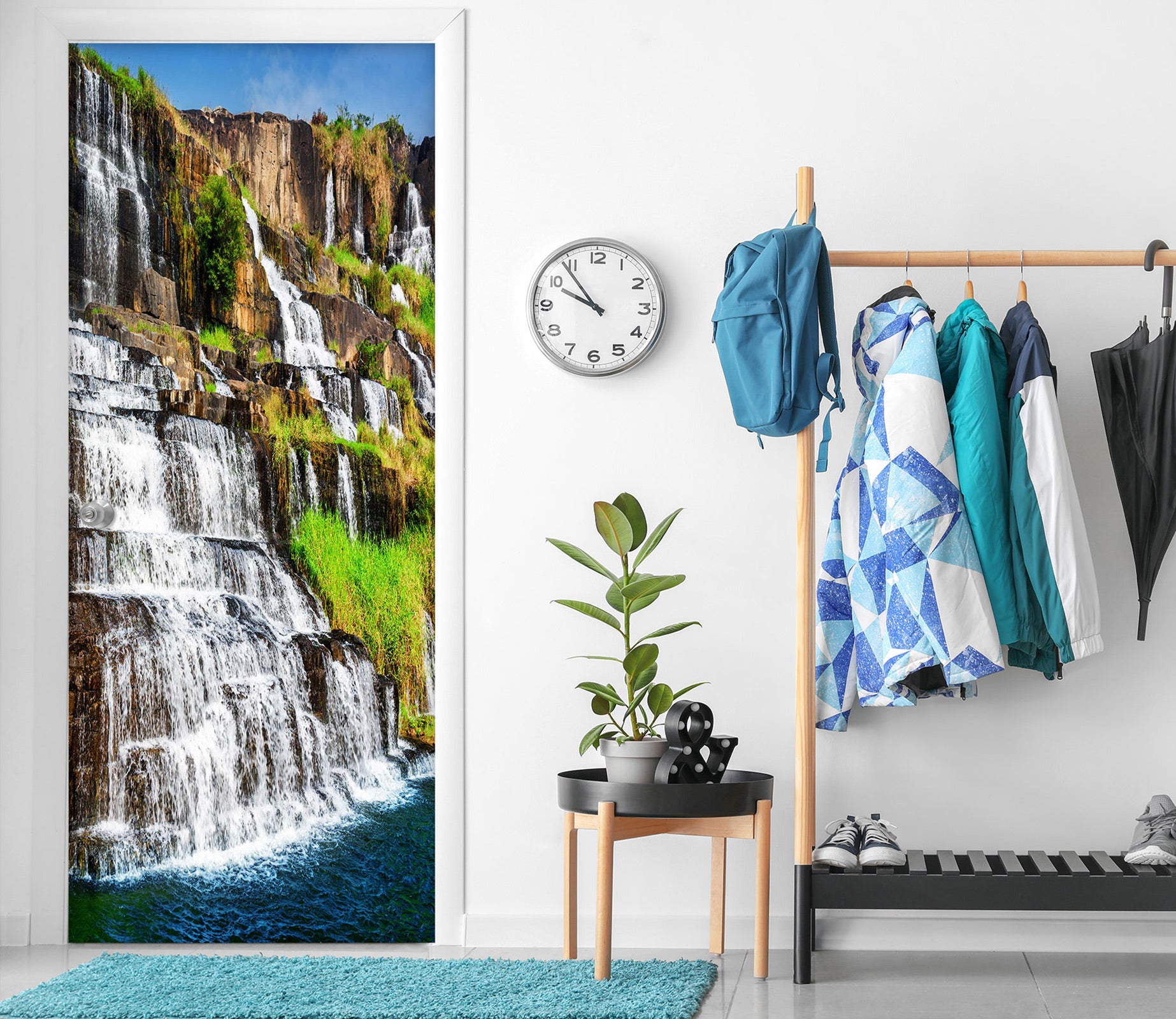 3D Waterfall 23093 Door Mural