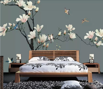 3D Bonsai Plum WC649 Wall Murals