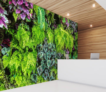 3D Bright Green Plant Wall 55 Wallpaper AJ Wallpaper 2 