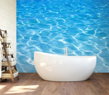 3D Blue Water Pattern 081 Wall Murals Wallpaper AJ Wallpaper 2 