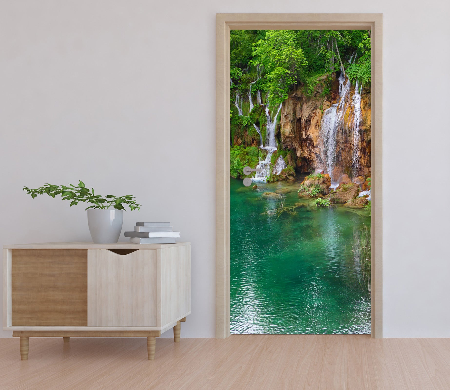 3D Lake 23119 Door Mural