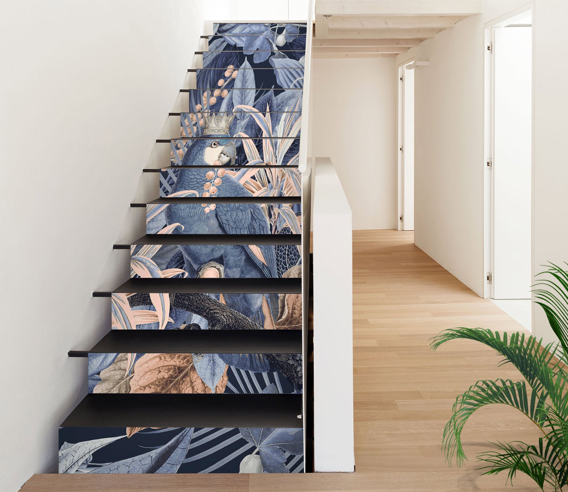 3D Bush Leaves 10454 Andrea Haase Stair Risers