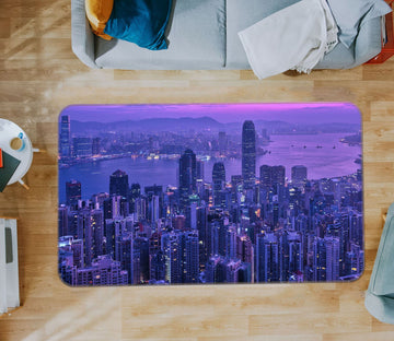 3D Hazy City 1177 Marco Carmassi Rug Non Slip Rug Mat Mat AJ Creativity Home 