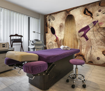 3D Straight Hair 1523 Wall Murals