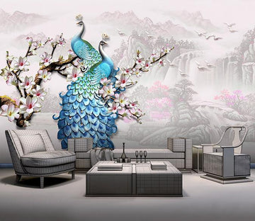 3D Peacock 70 Wall Murals Wallpaper AJ Wallpaper 2 