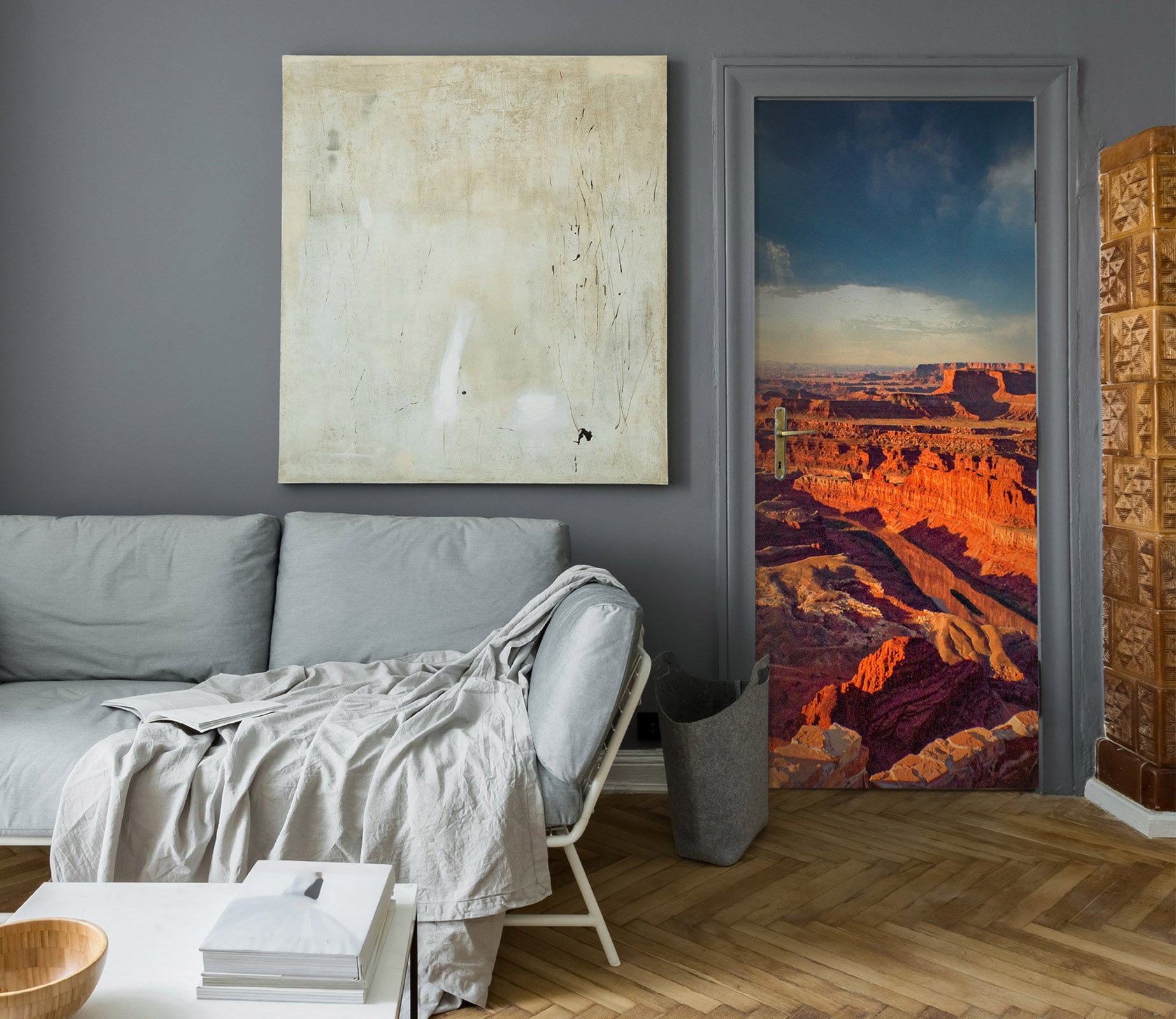 3D Red Rocky Mountains 107175 Beth Sheridan Door Mural