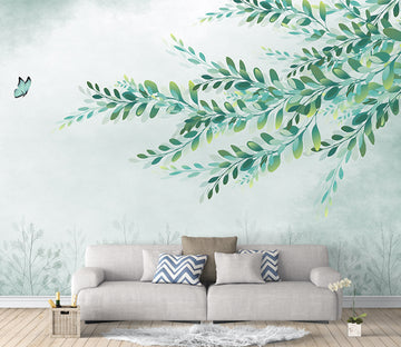 3D Willow Butterfly WG194 Wall Murals