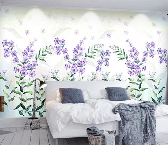 3D Lavender 1149 Wall Murals Wallpaper AJ Wallpaper 2 