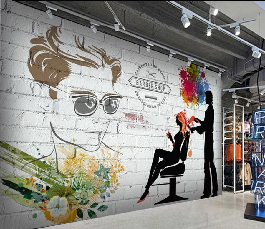 3D Glasses Boy 1516 Wall Murals