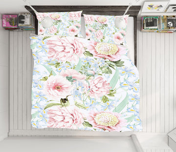 3D Pink Peony 172 Uta Naumann Bedding Bed Pillowcases Quilt