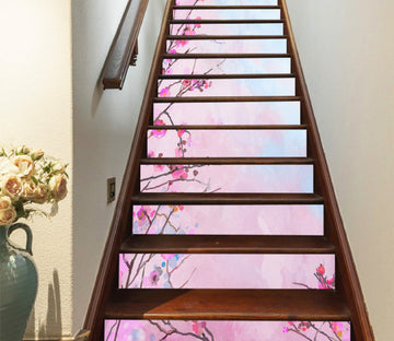 3D Flowers 528 Stair Risers Wallpaper AJ Wallpaper 