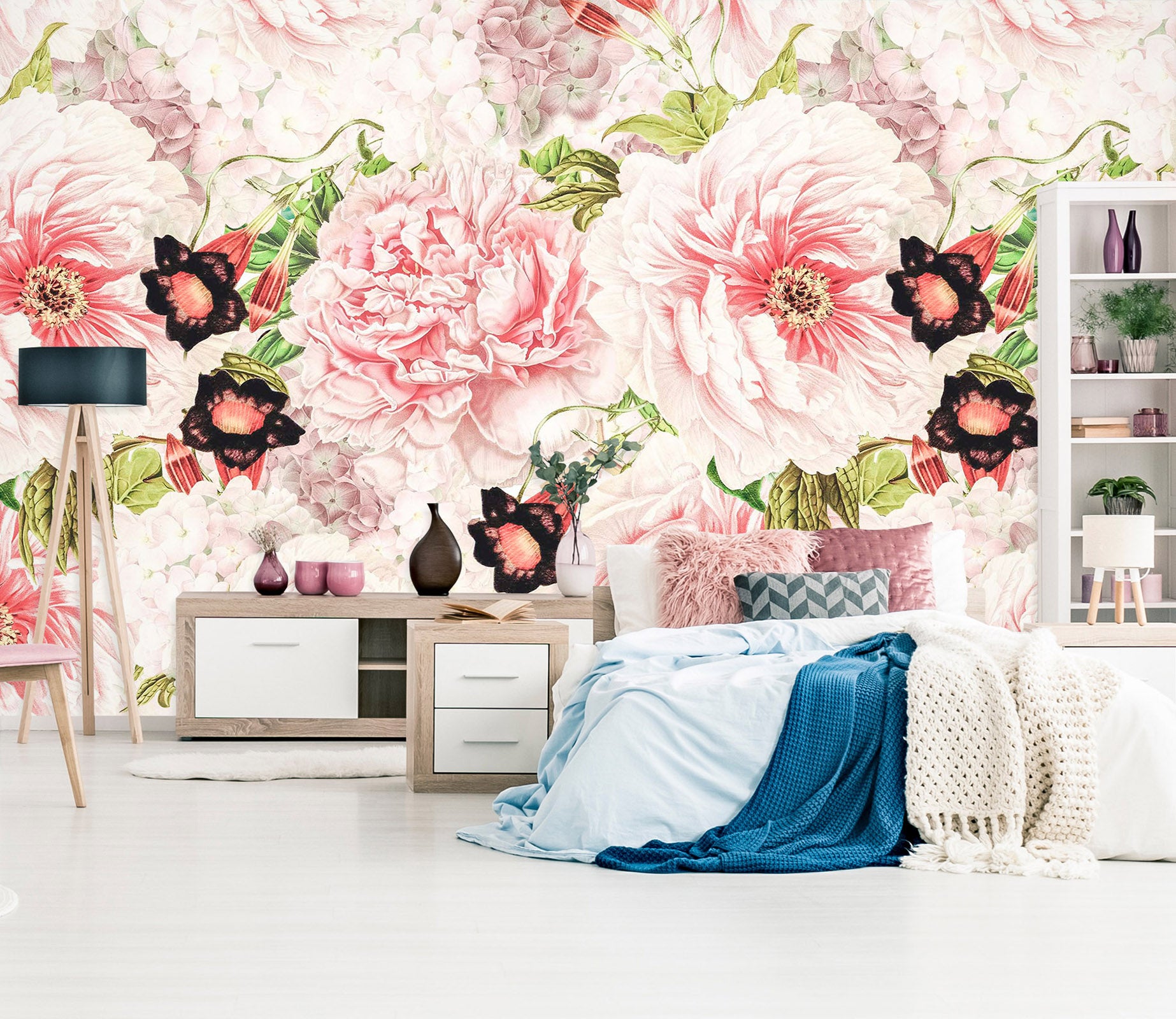 3D Pink World 127 Uta Naumann Wall Mural Wall Murals