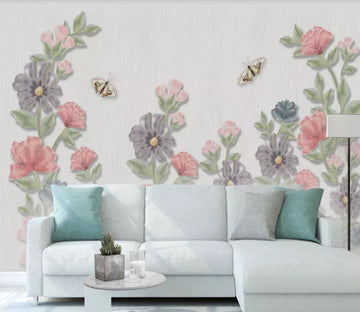 3D Plant Flower WC790 Wall Murals