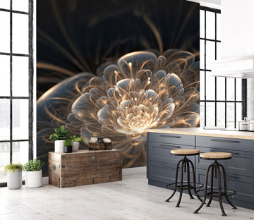 3D Light Lotus 2021 Wall Murals