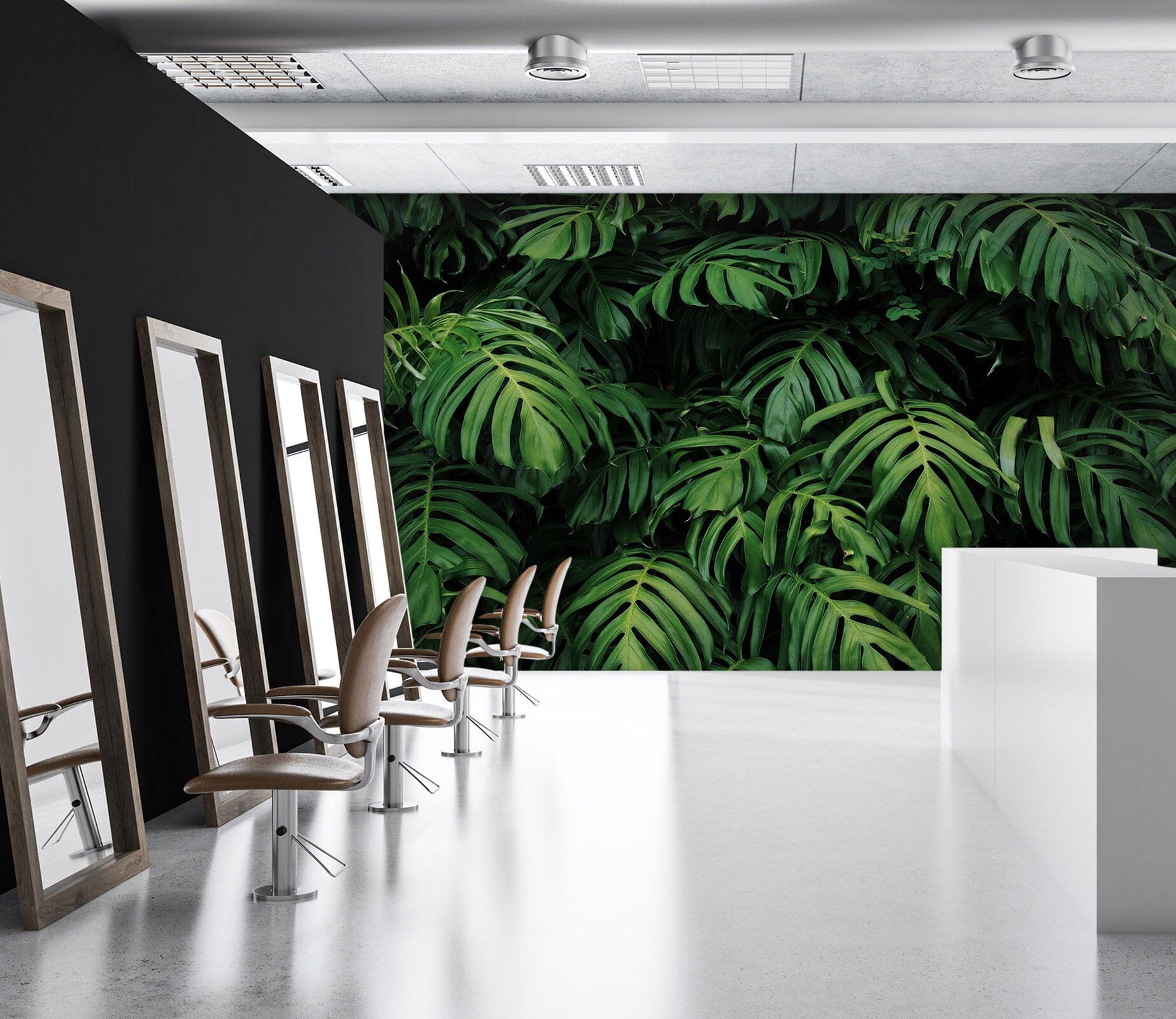 3D Jungle Leaves 395 Wall Murals Wallpaper AJ Wallpaper 2 