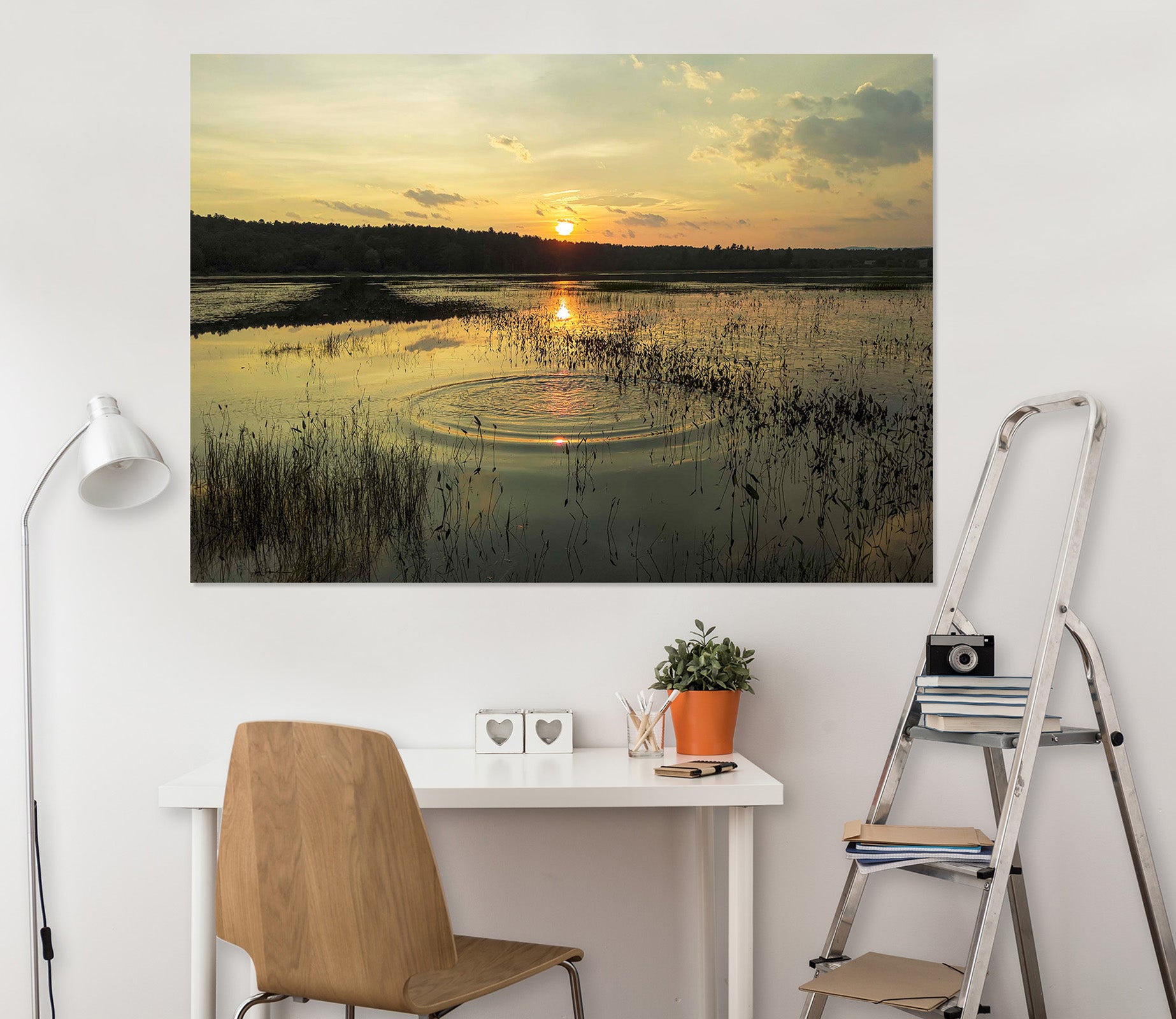 3D Sunset Steppe 109 Jerry LoFaro Wall Sticker