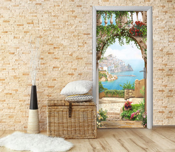 3D Island Door 22084 Door Mural