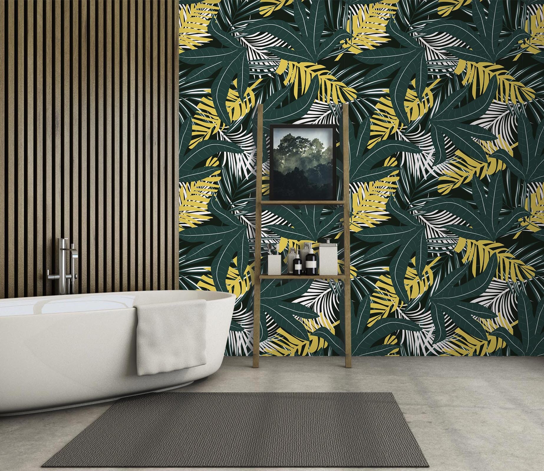 3D Green Long Leaf 66 Wall Murals Wallpaper AJ Wallpaper 2 