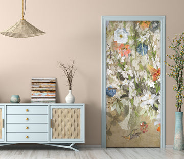 3D Flowers 10850 Beth Sheridan Door Mural