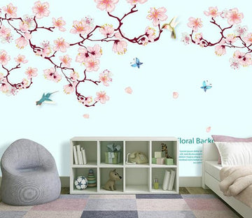 3D Pink Flowers 1395 Wall Murals Wallpaper AJ Wallpaper 2 