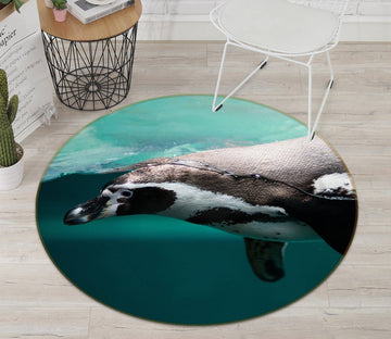 3D Sea Dolphin 085 Animal Round Non Slip Rug Mat Mat AJ Creativity Home 