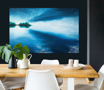 3D River Sky 1806 Marina Zotova Wall Sticker