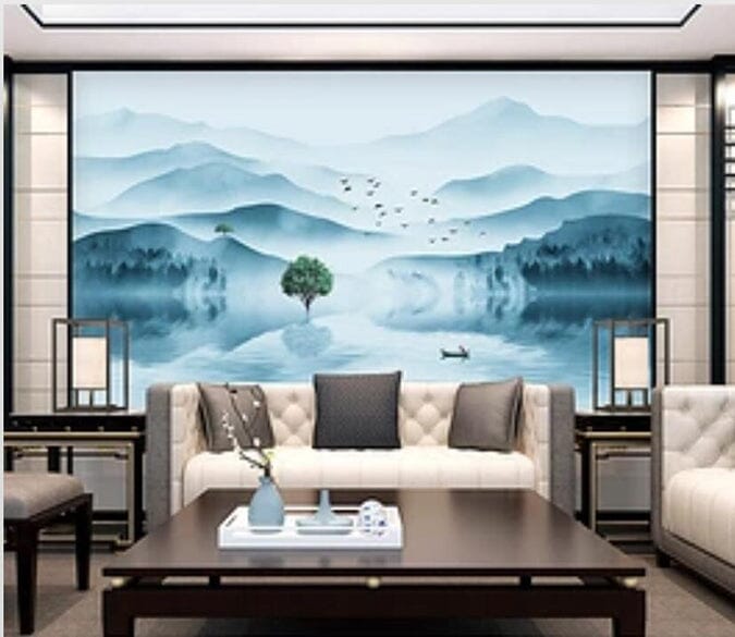 3D Tree Bird 1901 Wall Murals Wallpaper AJ Wallpaper 2 