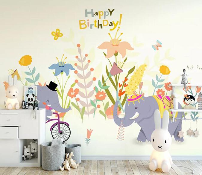 3D Animal Park 671 Wall Murals Wallpaper AJ Wallpaper 2 