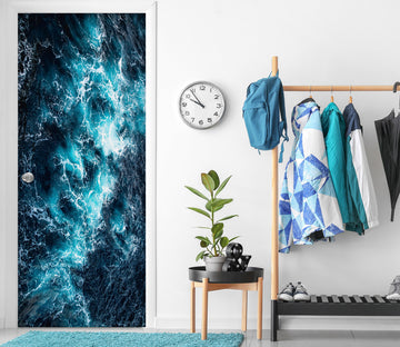 3D Sea Waves 21199 Door Mural