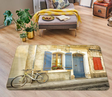 3D Retro Bicycle 1056 Marco Carmassi Rug Non Slip Rug Mat Mat AJ Creativity Home 