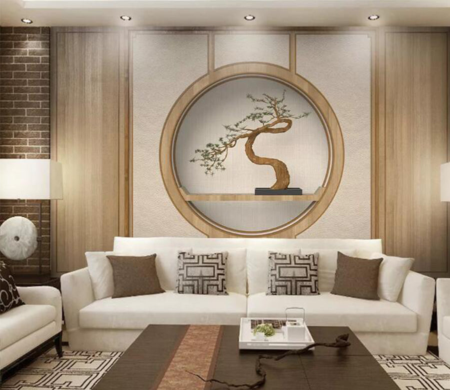 3D Lonely Tree WC252 Wall Murals