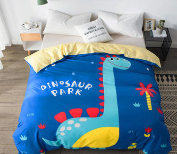 3D Cartoon Dinosaur 3014 Bed Pillowcases Quilt