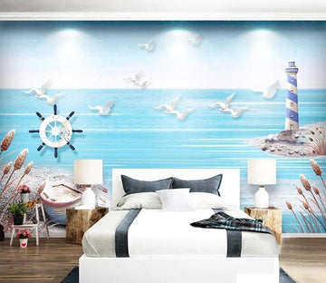 3D Sea Seabird 1381 Wall Murals Wallpaper AJ Wallpaper 2 