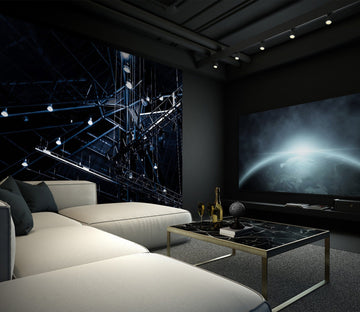 3D Dark City 100 Noirblanc777 Wall Mural Wall Murals Wallpaper AJ Wallpaper 2 